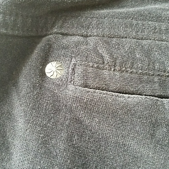 Athleta Roseville Velvet‎ Mini Skirt 0 Dark Grey - Picture 7 of 8